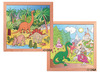 Themapuzzel - Rolf - dinosaurussen - draken - 30 stukjes per puzzel - hout - set van 2 assorti