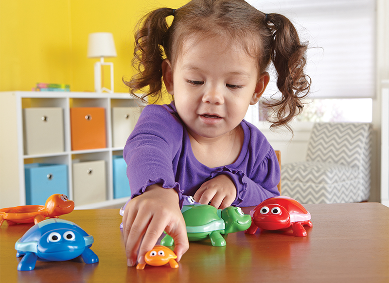 Sorteermateriaal - Learning Resources SnapnLearn Number Turtles - schildpadden - kleur en cijfers - per set