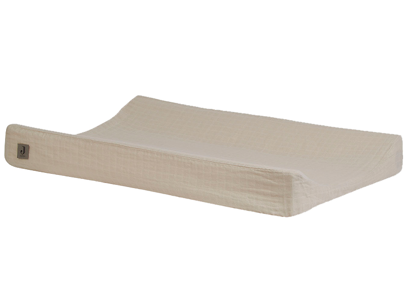Aankleedkussenhoes - Jollein - wrinkled cotton  - 50x70cm - per stuk.