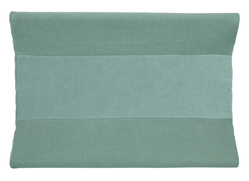 Aankleedkussenhoes - Jollein Basic Knit - 50 x 70 cm - forest green - per stuk