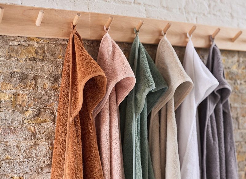 Badcape - Jollein - badstof - 75x75cm - per stuk.