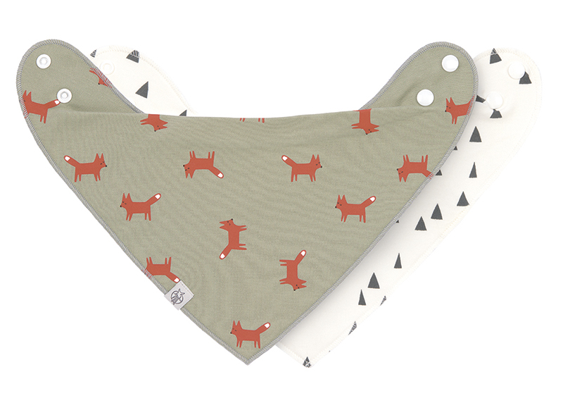 Textiel - kwijlslabber - Lassig - bandana - waterproof - set van 2