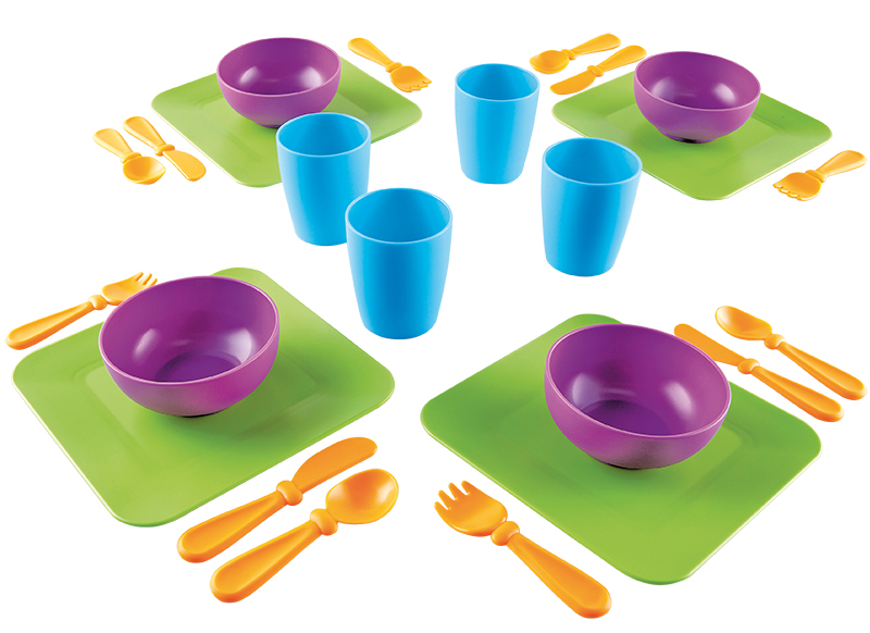 Kookset - Learning Resources New Sprouts Serve It!  - eetset - servies - per set