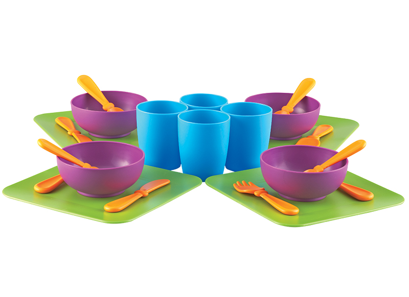 Kookset - Learning Resources New Sprouts Serve It!  - eetset - servies - per set