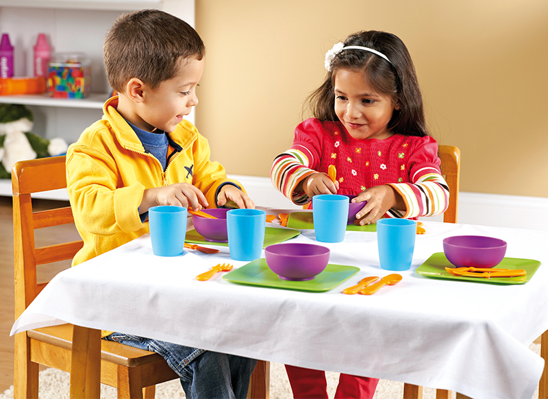 Speelgoed - Learning Resources New Sprouts Serve It!  - eetset - servies - per set