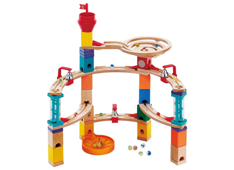 Knikkerbaan - Hape Castle Escape - kasteel - hout - set van 102