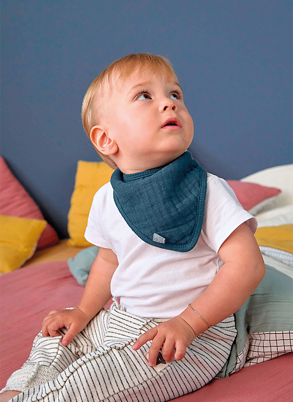 Textiel - kwijlslabber - Lassig - bandana - tetra - set van 3