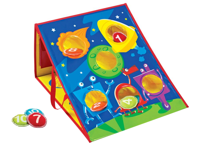 Spel - werpspel - Learning Resources Smart Toss Bean Bag Tossing Game - pittenzakjes - per spel