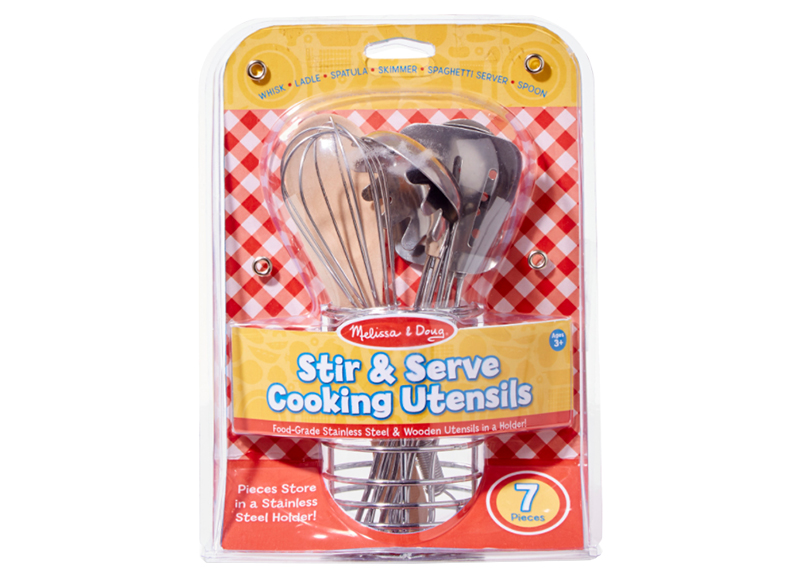 Speelgoed - keukengerei - Melissa & Doug - metaal - per set