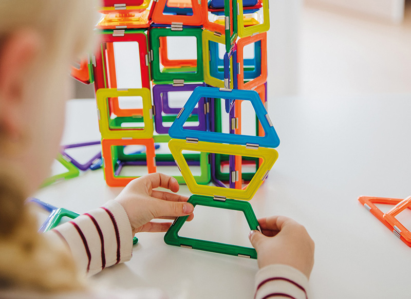 Bouwset - Geosmart Geoshapes Educational - voordeelpakket - magnetisch - set van 100