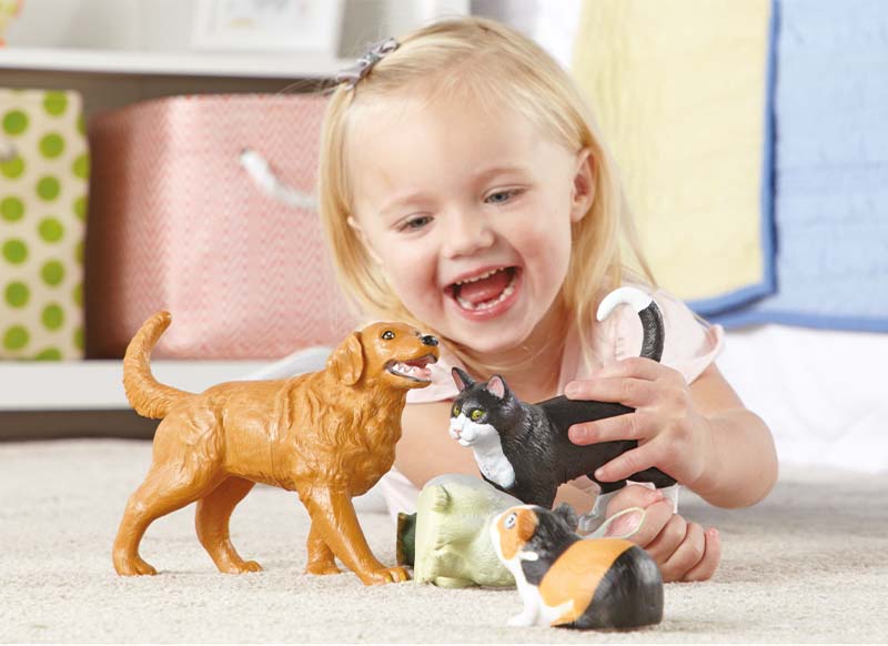 Speelgoed - figuren - Learning Resources Jumbo Pets - huisdieren - set van 6 assorti