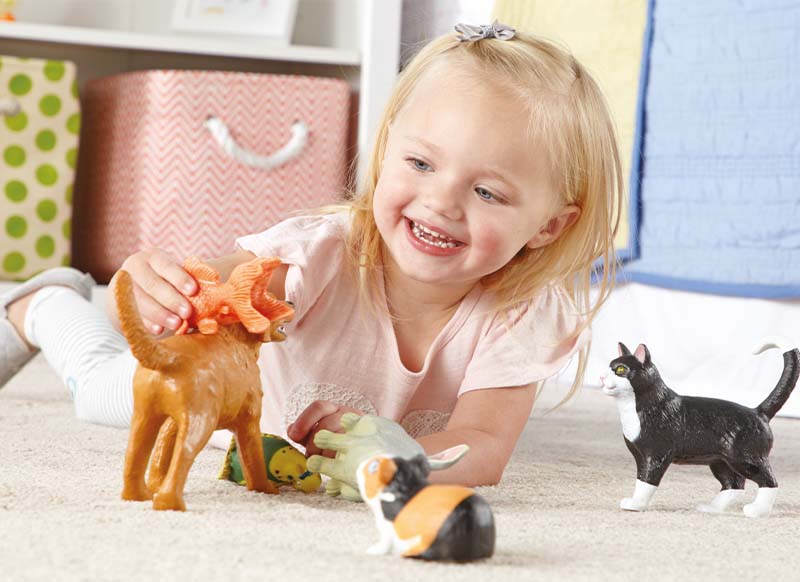 Speelgoed - figuren - Learning Resources Jumbo Pets - huisdieren - set van 6 assorti