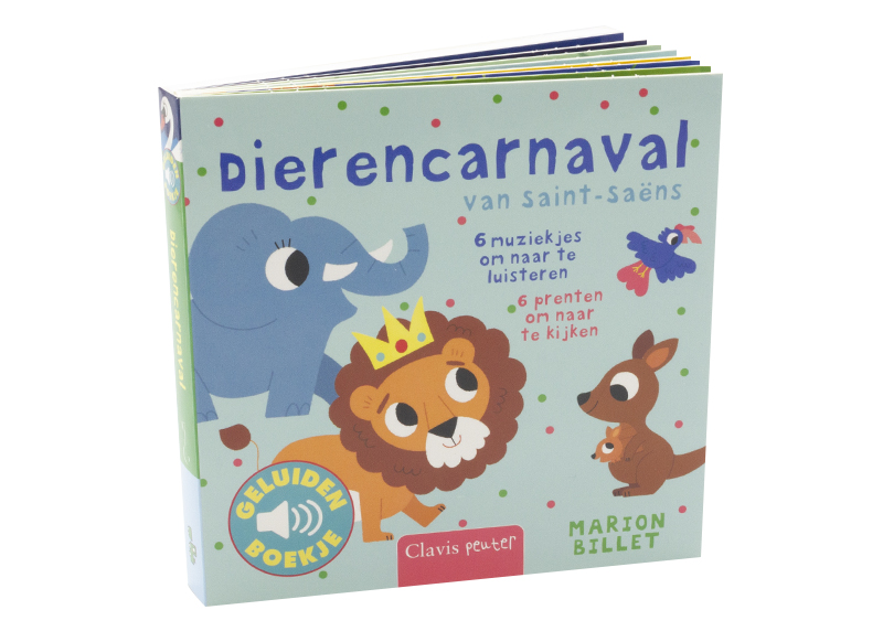 Boek - geluidenboekje - dierencarnaval - per stuk