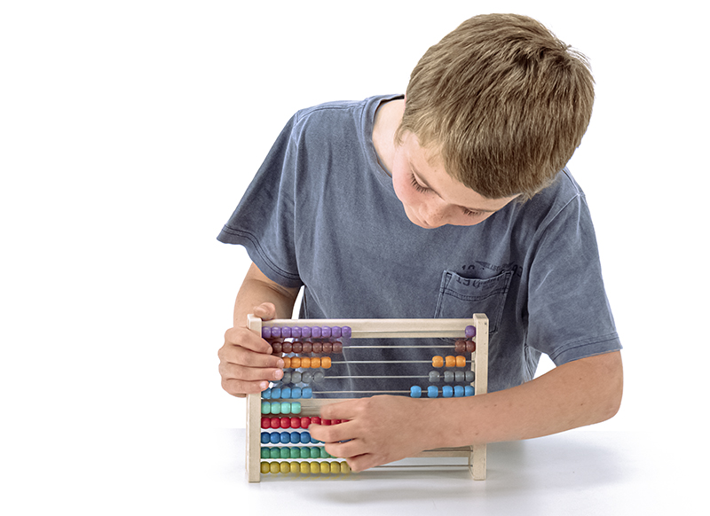 Telraam - rekenrek - Abacus - tot 100 - 10 kleuren - rekenen - per stuk