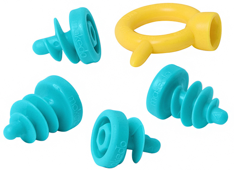 Bouwset - Makedo - schroeven - mix - set van 36 assorti