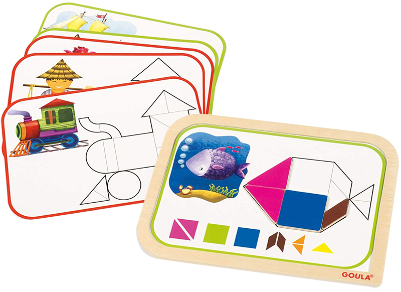 Kleur en vorm - figuren - Goula - Magnetic Shapes - magnetisch - per spel