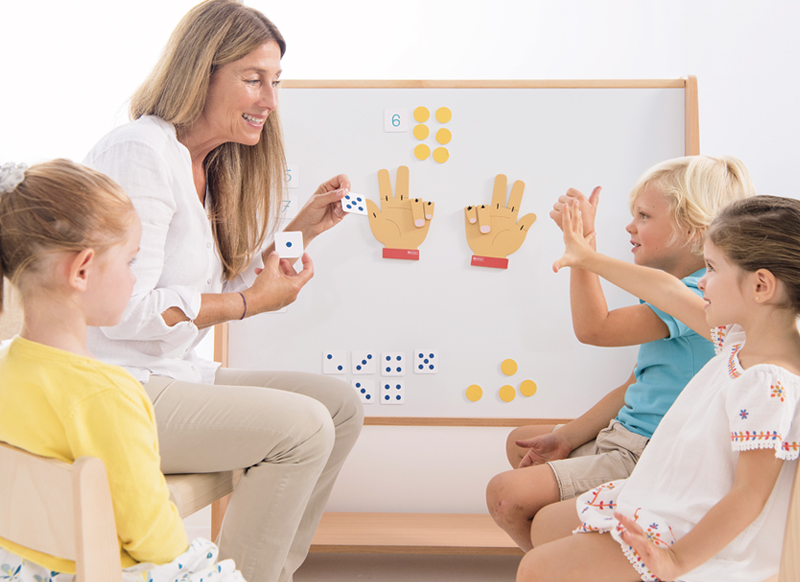 Rekenmiddel - telvingers - magnetisch - rekenen - per set