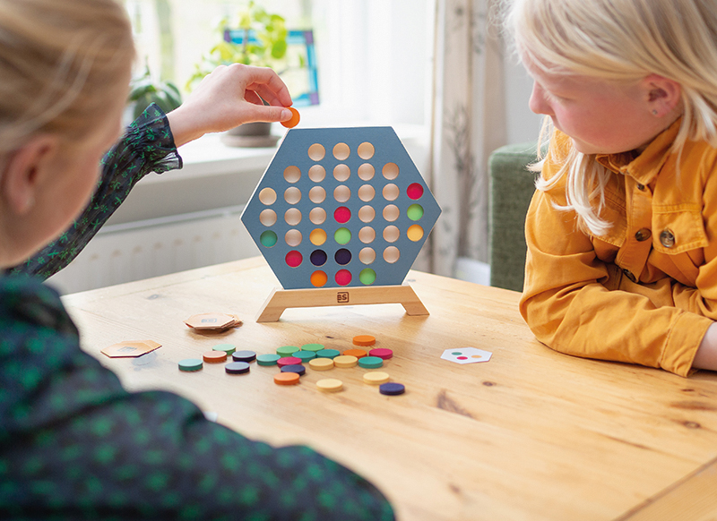 Spel - gezelschapsspel - 3 op een rij - strategisch spel - per spel