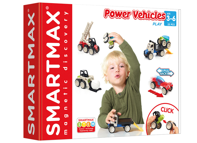 Bouwset - SmartMax Power Vehicles Mix - voertuigen - per set