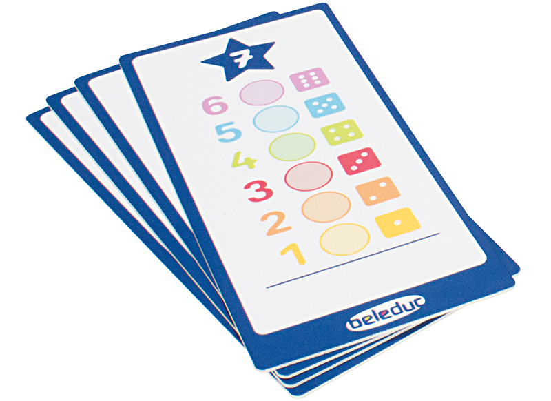 Sorteerspel - Beleduc - tellen - vang de cijfers - hout - per spel