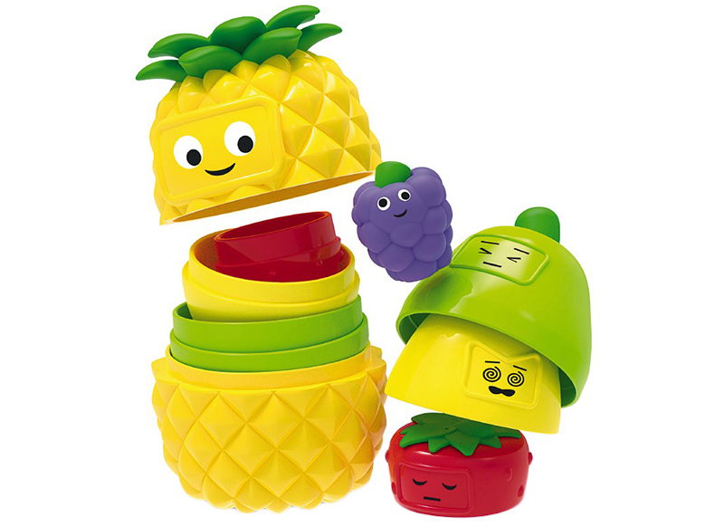 Eerste speelgoed - Learning Resources  - emotie nesting fruit friends - set van 9