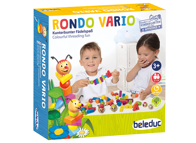 Kleur en vorm - Beleduc - Rondo Vario - rups - per spel