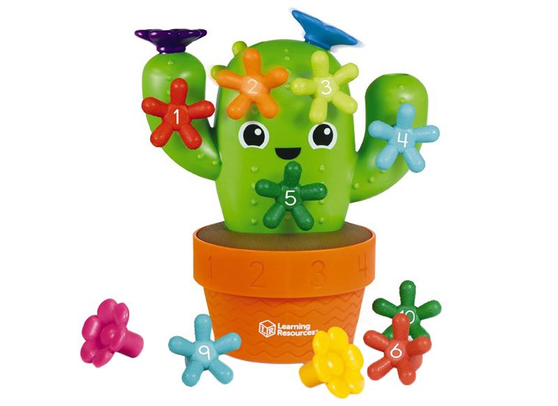 Eerste speelgoed - Learning Resources  - pop n count carlos de cactus - set van 16