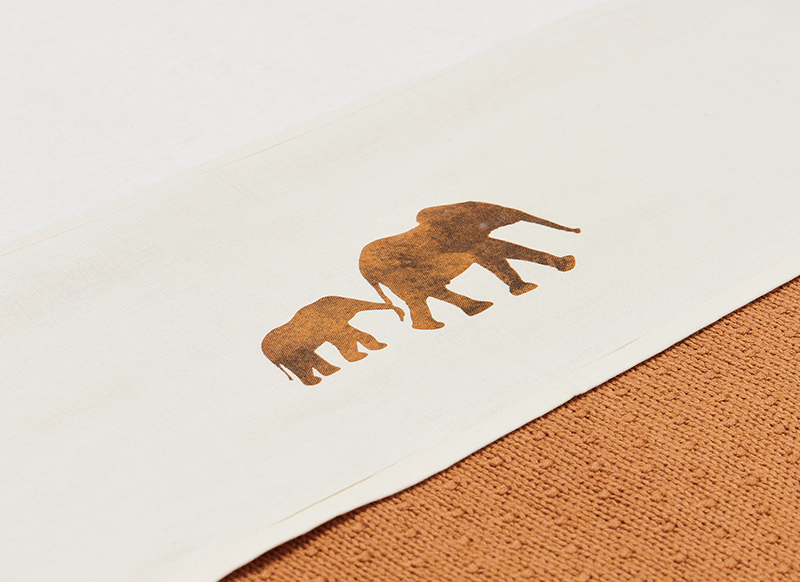 Laken - Jollein - print - 120x150cm - savannah - per stuk