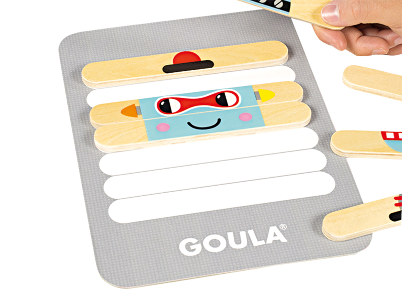 Kleur en vorm - Goula - Robot Mix - inzicht - per spel