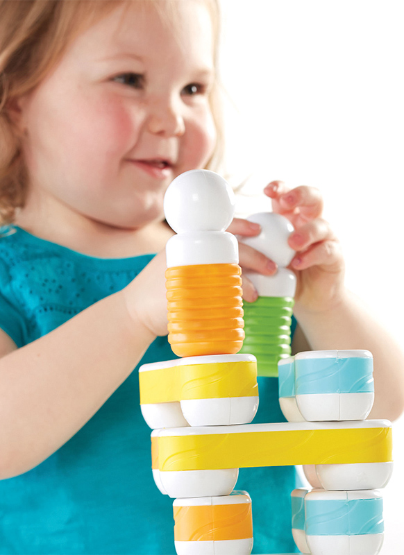 Eerste speelgoed - magnetisch - Guide craft - grippies - links - 24 stuks