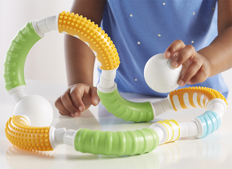 Eerste speelgoed - magnetisch - Guide craft - grippies - curves- 30 stuks