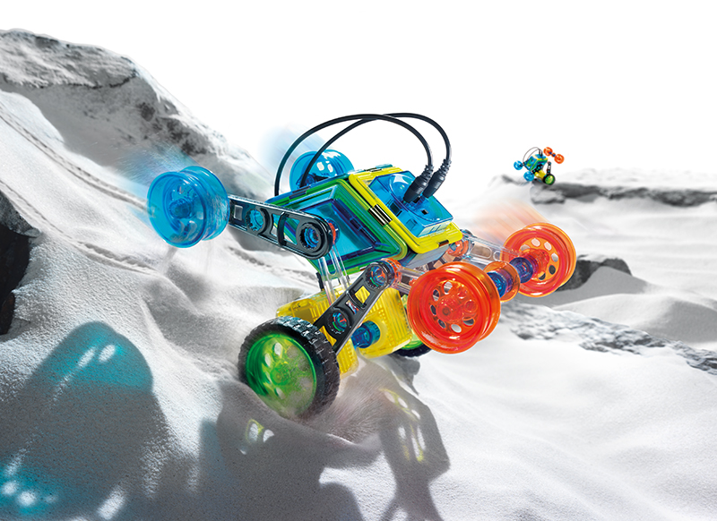 Bouwset - voertuigen - Geosmart - Flip Bot - per set