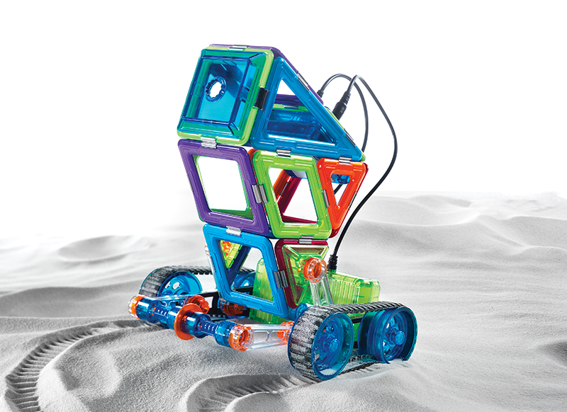 Bouwset - voertuigen - Geosmart - Mars Explorer - magnetisch - per set