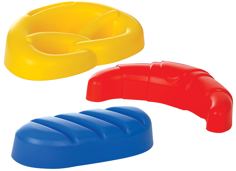 Zand en water  -  zandvormen - snacks - 3 stuks