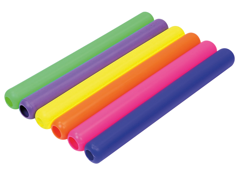 Bewegen - estaffettestok - Megaform Junior Relay Batons - set van 6 assorti