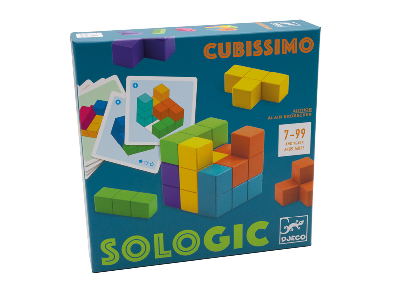 Denkspel - Djeco - Cubissimo - kleurrijke kubus - per spel