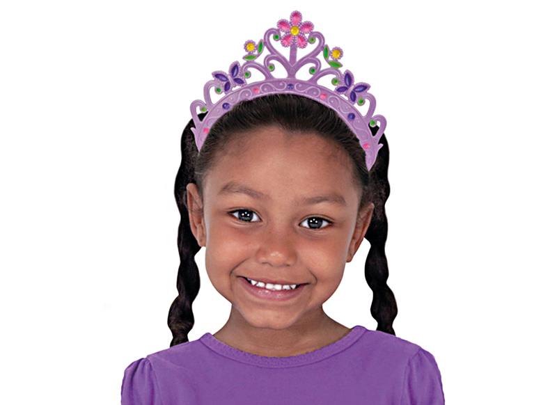Kronen - prinses - Melissa & Doug - tiara's - set van 4 assorti