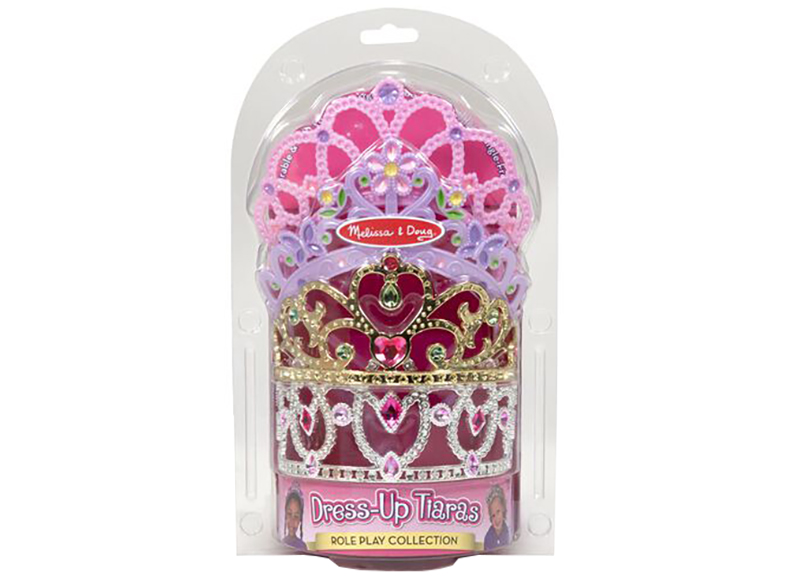 Kronen - prinses - Melissa & Doug - tiara's - set van 4 assorti