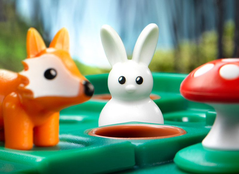 Denkspel - SmartGames Jump In' - konijnen - wolf - bos - per spel
