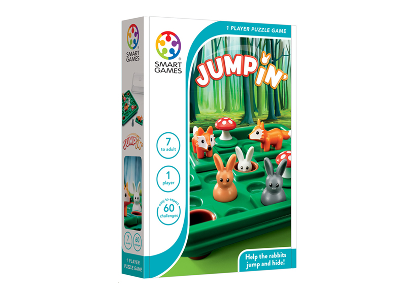 Denkspel - SmartGames Jump In' - konijnen - wolf - bos - per spel