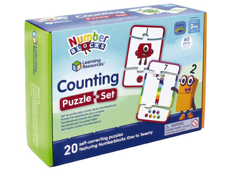 Spel - telspel - Learning Resources Numberblocks Counting Puzzle Set - per set