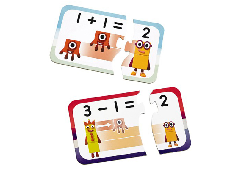 Eerste telspellen - Learning Resources  - optellen en aftrekken, puzzelset