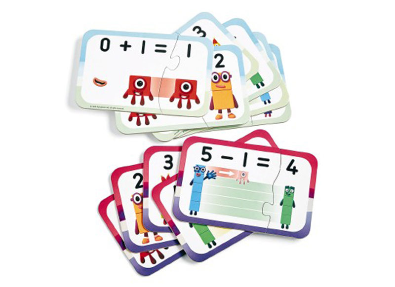 Spel - telspel - Learning Resources Numberblocks Adding and Subtracting Puzzle Set - optellen en aftrekken - per set