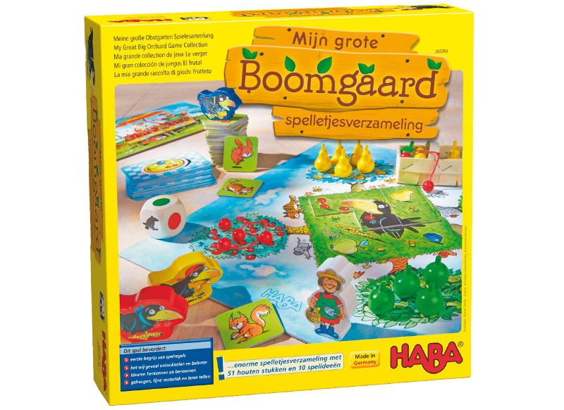 Spellen - Haba - mijn grote boomgaard spelletjesverzameling