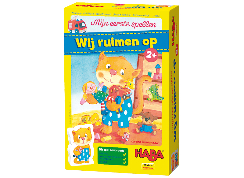 Spellen - mijn eerste spellen - Haba - wij ruimen op