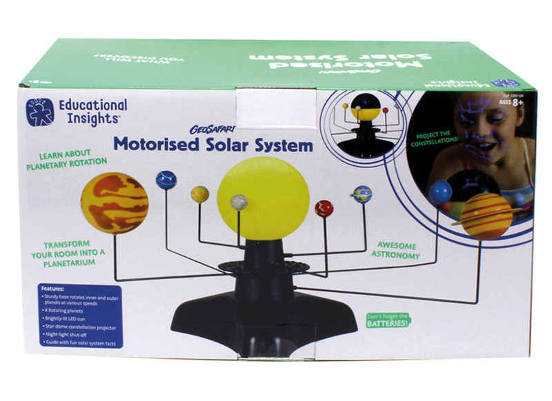 Planeten - Educational Insights GeoSafari Motorised Display Solar System - zonnestelsel - aardrijkskunde - per stuk