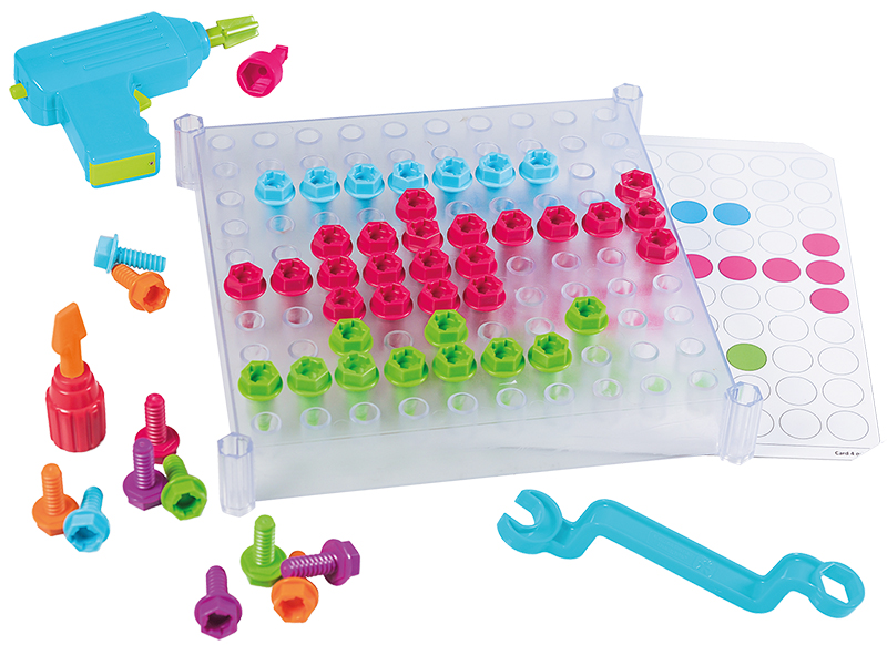 Bouwset - Educational Insights Design & Drill SeeThrough Creative Workshop - per set
