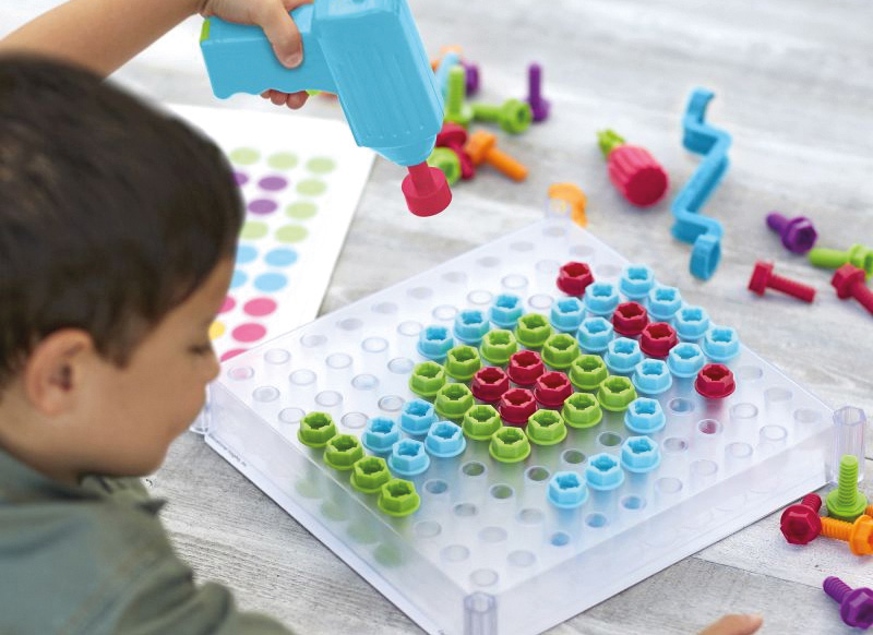 Bouwset - Educational Insights Design & Drill SeeThrough Creative Workshop - per set