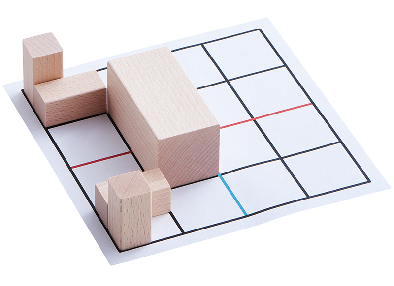 Houten blokken - clever up! bouwstenen - Haba - set van 108