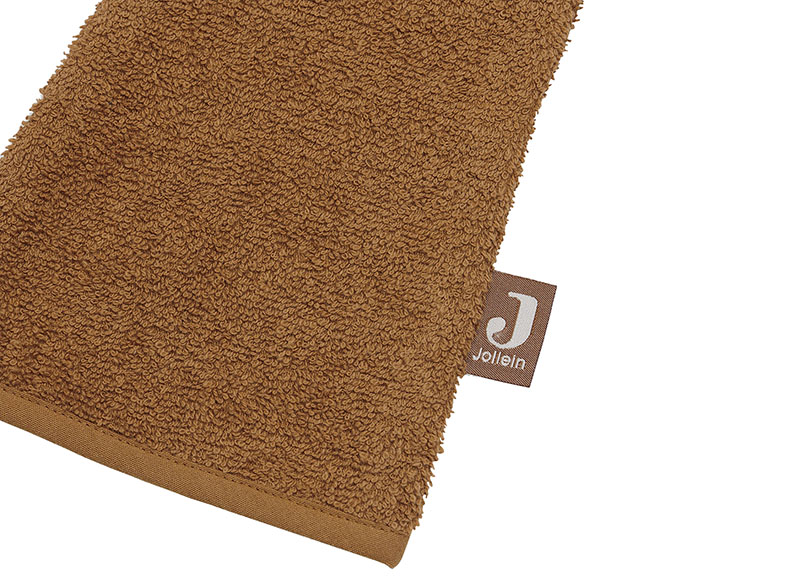Washand - Jollein - badstof - caramel - per stuk